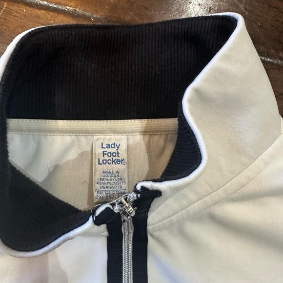 Vintage Lady Foot Locker White and Black Utility Jacket - Picture 2 of 5
